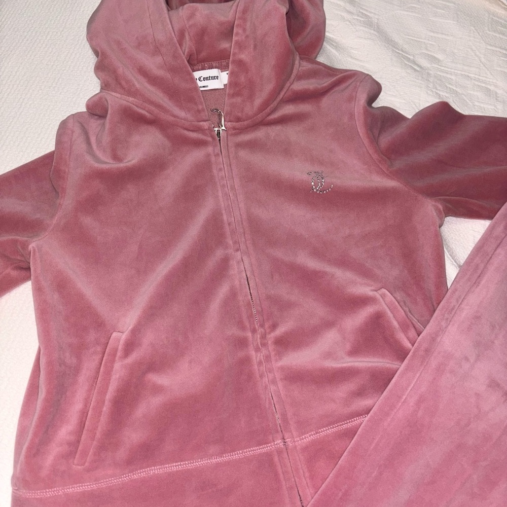 Juicy Couture Tracksuit, Size Medium, Pink